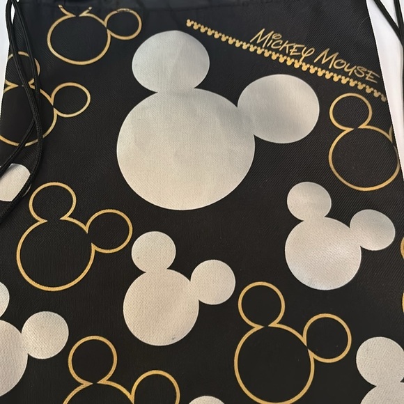 Disney Mickey Mouse Drawstring Bag Backpack String Pouch Sling Cinch Tote Bag - Picture 4 of 5